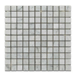 1x1 Carrara White Marble Honed Mosaic Tile 1x1 Carrara White Marble Honed Mosaic Tile - American Tile Depot