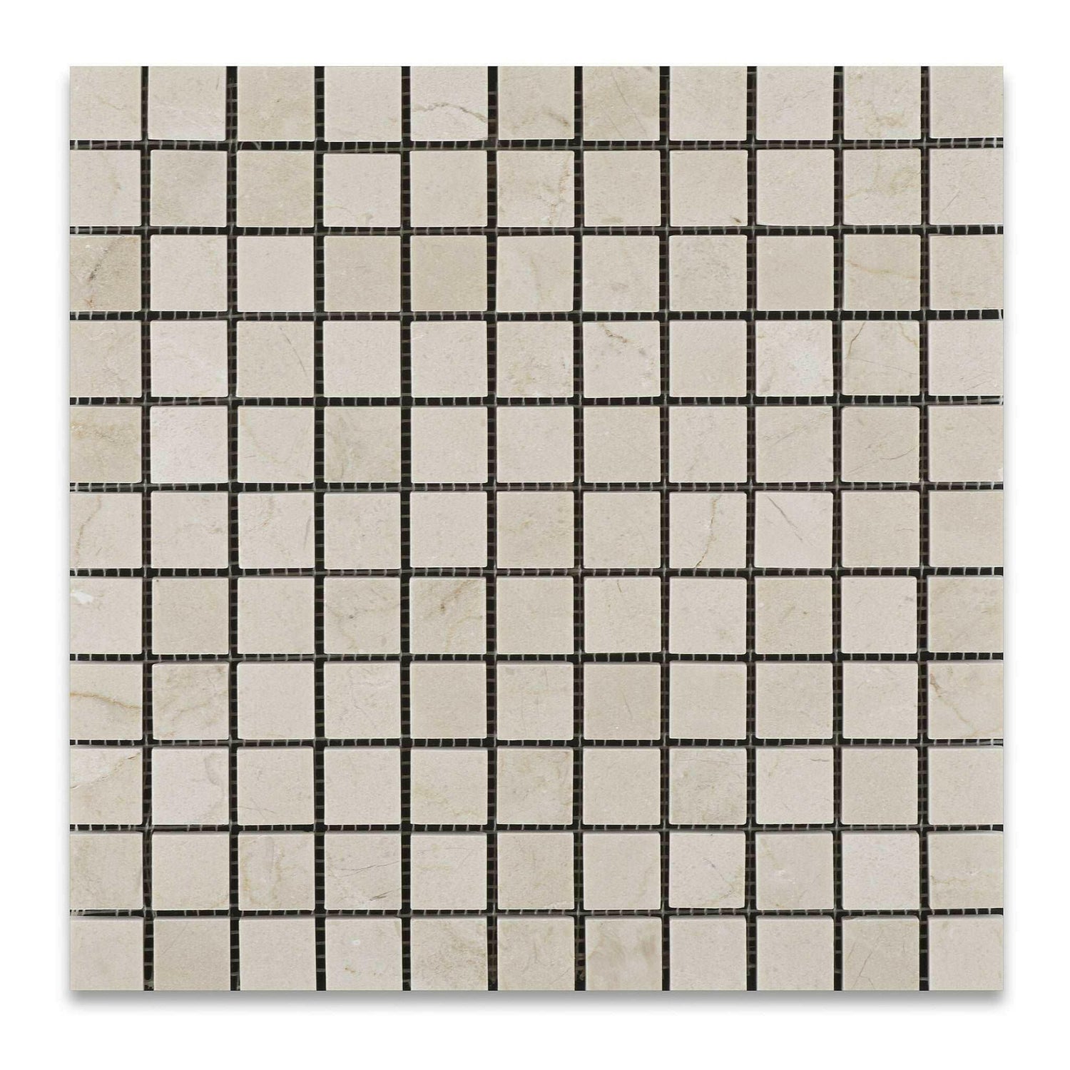 1x1 Crema Marfil Marble Honed Mosaic Tile 1x1 Crema Marfil Marble Honed Mosaic Tile - American Tile Depot