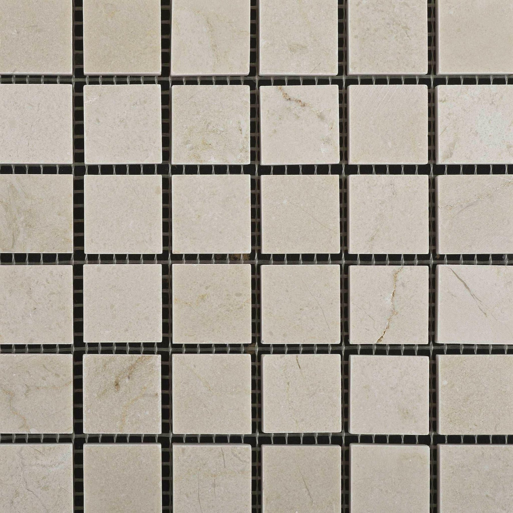1x1 Crema Marfil Marble Polished Mosaic Tile 1x1 Crema Marfil Marble Polished Mosaic Tile - American Tile Depot