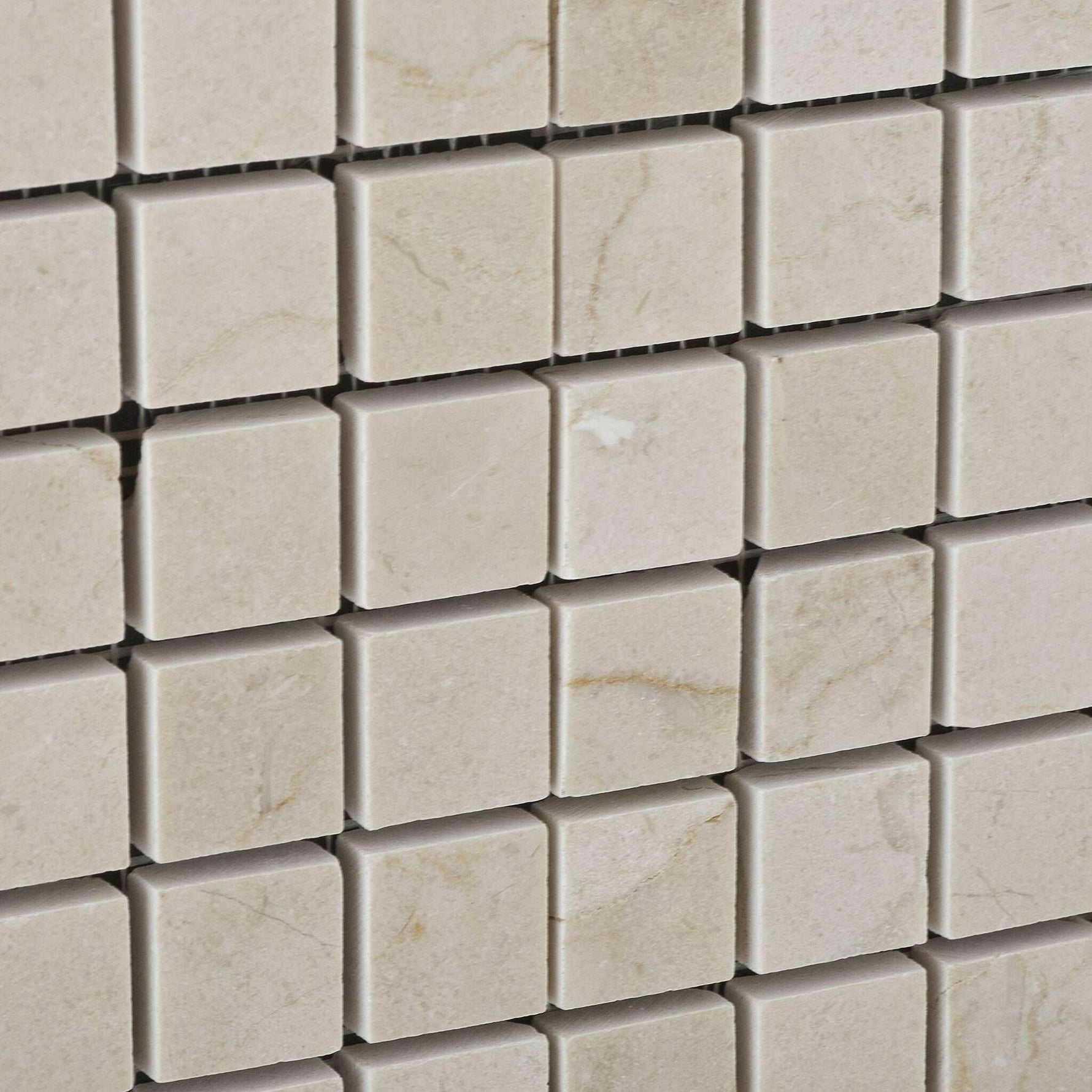 1x1 Crema Marfil Marble Polished Mosaic Tile 1x1 Crema Marfil Marble Polished Mosaic Tile - American Tile Depot
