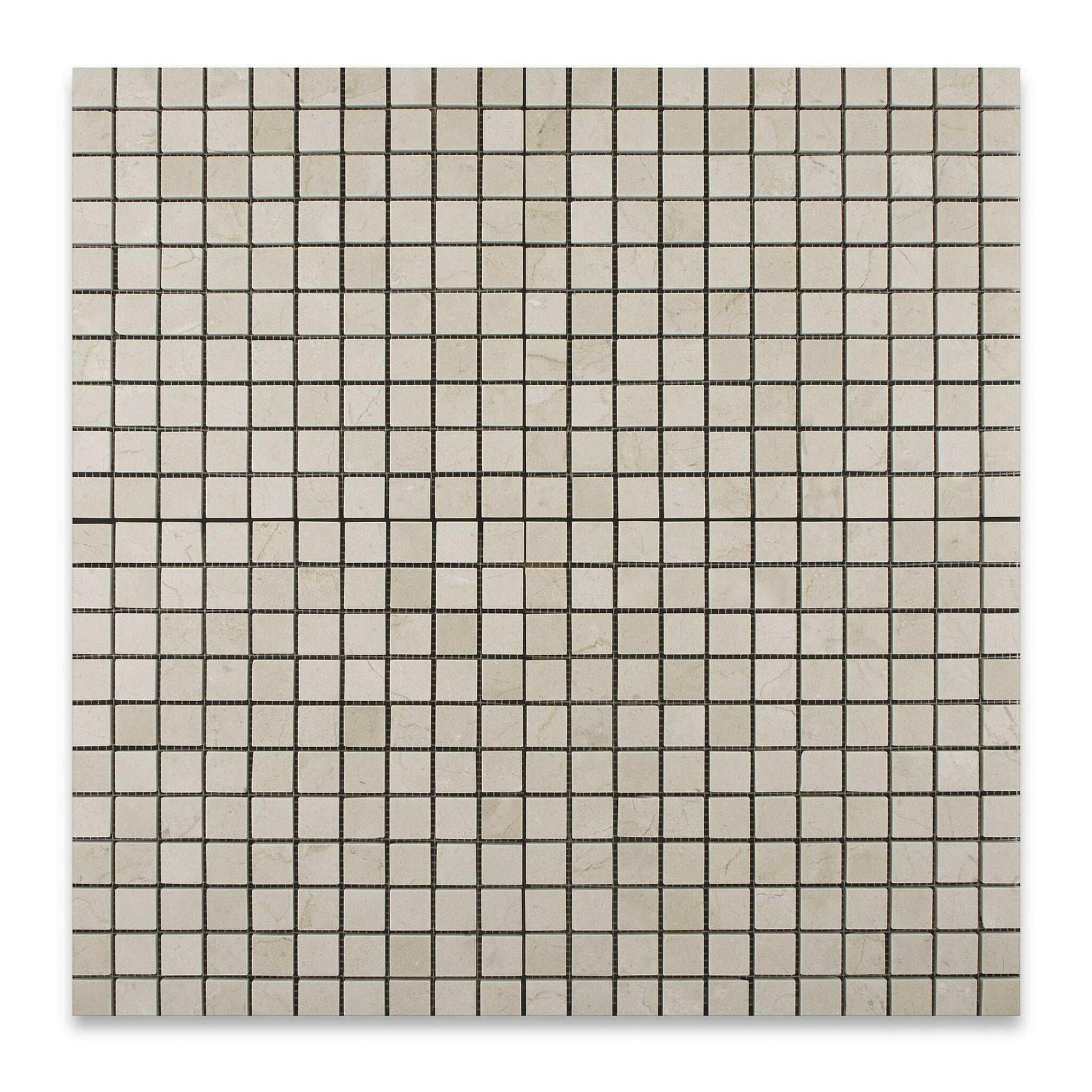 1x1 Crema Marfil Marble Polished Mosaic Tile 1x1 Crema Marfil Marble Polished Mosaic Tile - American Tile Depot