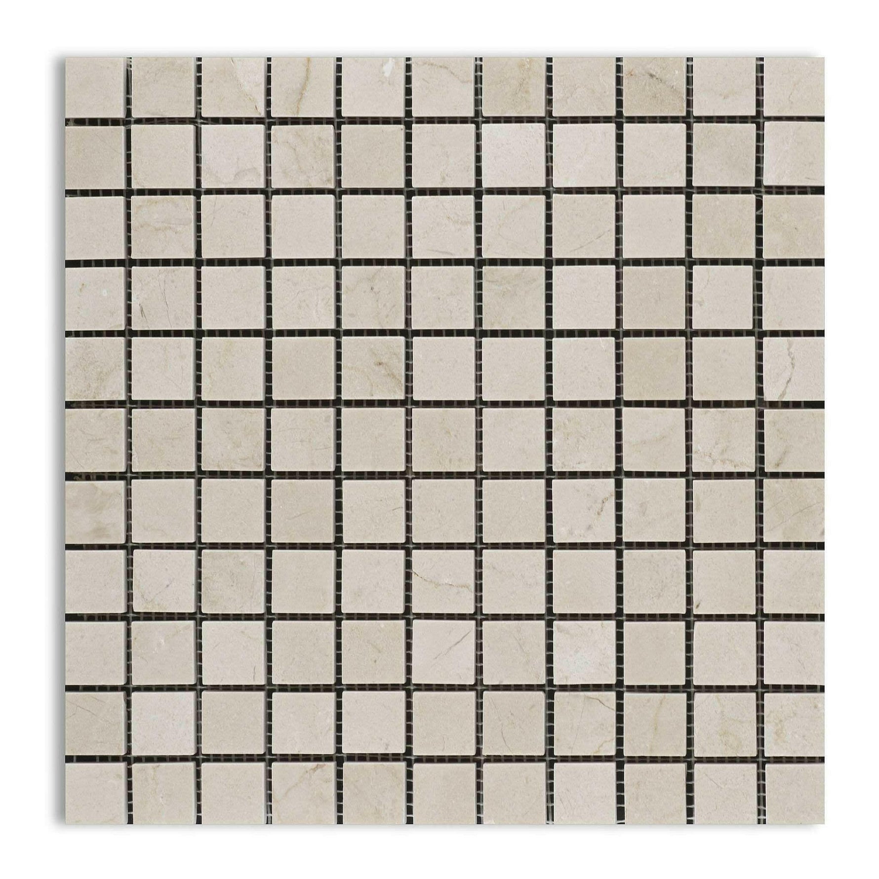 1x1 Crema Marfil Marble Polished Mosaic Tile 1x1 Crema Marfil Marble Polished Mosaic Tile - American Tile Depot
