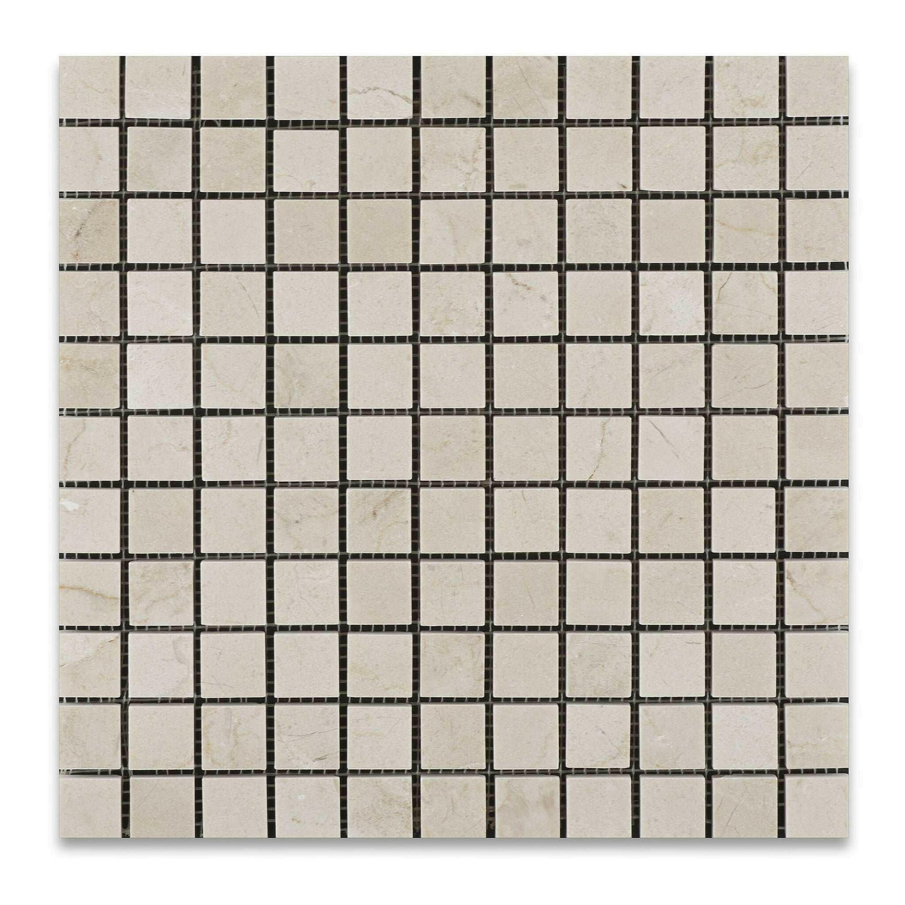 1x1 Crema Marfil Marble Polished Mosaic Tile 1x1 Crema Marfil Marble Polished Mosaic Tile - American Tile Depot