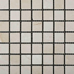 1x1 Crema Marfil Marble Tumbled Mosaic Tile 1x1 Crema Marfil Marble Tumbled Mosaic Tile - American Tile Depot