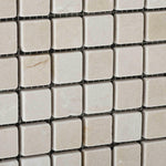 1x1 Crema Marfil Marble Tumbled Mosaic Tile 1x1 Crema Marfil Marble Tumbled Mosaic Tile - American Tile Depot