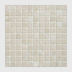 1x1 Diano Royal (Queen Beige) Marble Polished Mosaic Tile 1x1 Diano Royal (Queen Beige) Marble Polished Mosaic Tile - American Tile Depot