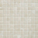 1x1 Diano Royal (Queen Beige) Marble Polished Mosaic Tile 1x1 Diano Royal (Queen Beige) Marble Polished Mosaic Tile - American Tile Depot