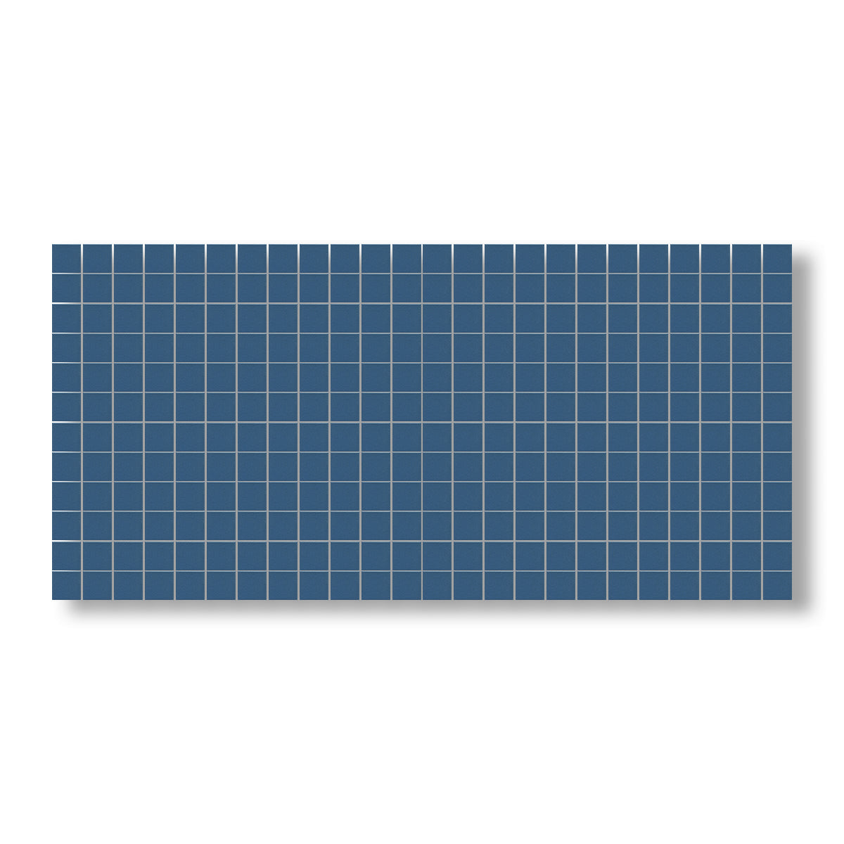 1x1 Keystones Galaxy Blue Matte Porcelain Mosaic Tile - American Tile Depot