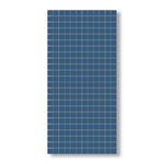 1x1 Keystones Galaxy Blue Matte Porcelain Mosaic Tile - American Tile Depot