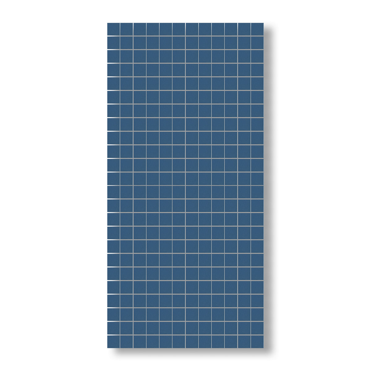 1x1 Keystones Galaxy Blue Matte Porcelain Mosaic Tile - American Tile Depot