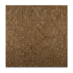 1x1 Noce Travertine Split-Faced Mosaic Tile 1x1 Noce Travertine Split-Faced Mosaic Tile - American Tile Depot