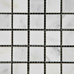 1x1 Oriental White / Asian Statuary Marble Polished Mosaic Tile 1x1 Oriental White / Asian Statuary Marble Polished Mosaic Tile - American Tile Depot