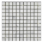 1x1 Oriental White / Asian Statuary Marble Polished Mosaic Tile 1x1 Oriental White / Asian Statuary Marble Polished Mosaic Tile - American Tile Depot