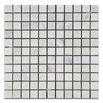 1x1 Oriental White / Asian Statuary Marble Polished Mosaic Tile 1x1 Oriental White / Asian Statuary Marble Polished Mosaic Tile - American Tile Depot