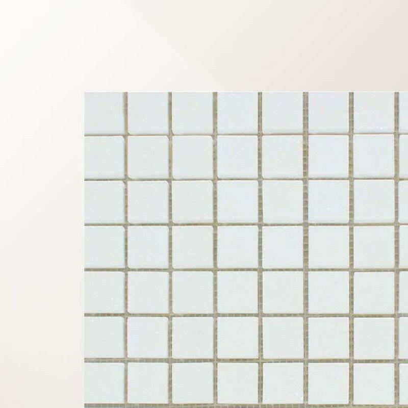 1x1 Thassos White Marble Honed Mosaic Tile - American Tile Depot