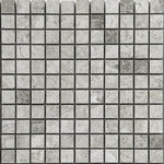 1x1 Tundra Gray (Atlantic Gray) Marble Honed Mosaic Tile 1x1 Tundra Gray (Atlantic Gray) Marble Honed Mosaic Tile - American Tile Depot