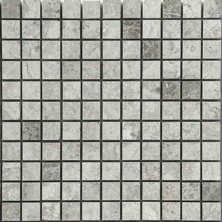 1x1 Tundra Gray (Atlantic Gray) Marble Honed Mosaic Tile 1x1 Tundra Gray (Atlantic Gray) Marble Honed Mosaic Tile - American Tile Depot