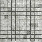 1x1 Tundra Gray (Atlantic Gray) Marble Polished Mosaic Tile 1x1 Tundra Gray (Atlantic Gray) Marble Polished Mosaic Tile - American Tile Depot