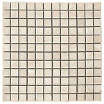 1x1 White Pearl / Botticino Marble Polished Mosaic Tile 1x1 White Pearl / Botticino Marble Polished Mosaic Tile - American Tile Depot