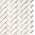 1x2 Bianco Dolomite Honed Herringbone Mosaic Tile 1x2 Bianco Dolomite Honed Herringbone Mosaic Tile - American Tile Depot