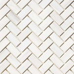 1x2 Bianco Dolomite Polished Herringbone Mosaic Tile 1x2 Bianco Dolomite Polished Herringbone Mosaic Tile - American Tile Depot