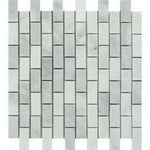 1x2 Bianco Venatino Marble Polished Brick Mosaic Tile 1x2 Bianco Venatino Marble Polished Brick Mosaic Tile - American Tile Depot
