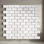 1x2 Calacatta Oliva Marble Honed Brick Mosaic Tile 1x2 Calacatta Oliva Marble Honed Brick Mosaic Tile - American Tile Depot