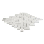 1x2 Calacatta Oliva Marble Honed Herringbone Mosaic Tile 1x2 Calacatta Oliva Marble Honed Herringbone Mosaic Tile - American Tile Depot