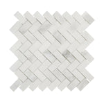 1x2 Calacatta Oliva Marble Honed Herringbone Mosaic Tile 1x2 Calacatta Oliva Marble Honed Herringbone Mosaic Tile - American Tile Depot