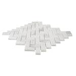 1x2 Calacatta Oliva Marble Honed Herringbone Mosaic Tile 1x2 Calacatta Oliva Marble Honed Herringbone Mosaic Tile - American Tile Depot