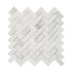 1x2 Calacatta Oliva Marble Honed Herringbone Mosaic Tile 1x2 Calacatta Oliva Marble Honed Herringbone Mosaic Tile - American Tile Depot