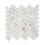 1x2 Calacatta Oliva Marble Polished Herringbone Mosaic Tile 1x2 Calacatta Oliva Marble Polished Herringbone Mosaic Tile - American Tile Depot