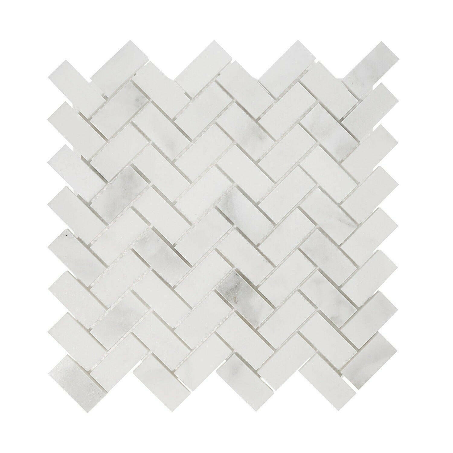 1x2 Calacatta Oliva Marble Polished Herringbone Mosaic Tile 1x2 Calacatta Oliva Marble Polished Herringbone Mosaic Tile - American Tile Depot
