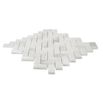 1x2 Calacatta Oliva Marble Polished Herringbone Mosaic Tile 1x2 Calacatta Oliva Marble Polished Herringbone Mosaic Tile - American Tile Depot