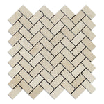 1x2 Crema Marfil Marble Polished Herringbone Mosaic Tile 1x2 Crema Marfil Marble Polished Herringbone Mosaic Tile - American Tile Depot