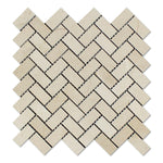 1x2 Crema Marfil Marble Polished Herringbone Mosaic Tile 1x2 Crema Marfil Marble Polished Herringbone Mosaic Tile - American Tile Depot