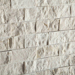 1x2 Crema Marfil Marble Split-Faced Mosaic Tile 1x2 Crema Marfil Marble Split-Faced Mosaic Tile - American Tile Depot