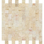 1x2 Honey Onyx Split-Faced Brick Mosaic Tile 1x2 Honey Onyx Split-Faced Brick Mosaic Tile - American Tile Depot