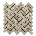 1x2 Herringbone Tumbled