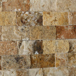 1x2 Scabos Travertine Split-Faced Brick Mosaic Tile 1x2 Scabos Travertine Split-Faced Brick Mosaic Tile - American Tile Depot