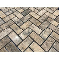 1x2 Herringbone Tumbled