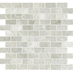 1x2 Tundra Gray (Atlantic Gray) Marble Honed Brick Mosaic Tile 1x2 Tundra Gray (Atlantic Gray) Marble Honed Brick Mosaic Tile - American Tile Depot