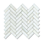 1x3 Calacatta Oliva Marble Honed Herringbone Mosaic Tile 1x3 Calacatta Oliva Marble Honed Herringbone Mosaic Tile - American Tile Depot