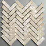 1x3 Crema Marfil Marble Honed Herringbone Mosaic Tile 1x3 Crema Marfil Marble Honed Herringbone Mosaic Tile - American Tile Depot