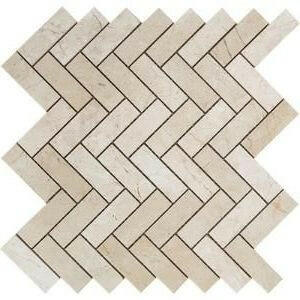 1x3 Crema Marfil Marble Honed Herringbone Mosaic Tile 1x3 Crema Marfil Marble Honed Herringbone Mosaic Tile - American Tile Depot