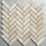 1x3 Crema Marfil Marble Polished Herringbone Mosaic Tile 1x3 Crema Marfil Marble Polished Herringbone Mosaic Tile - American Tile Depot