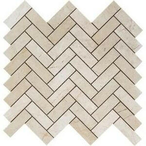 1x3 Crema Marfil Marble Polished Herringbone Mosaic Tile 1x3 Crema Marfil Marble Polished Herringbone Mosaic Tile - American Tile Depot
