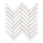 1x4 Bianco Dolomite Honed Herringbone Mosaic Tile 1x4 Bianco Dolomite Honed Herringbone Mosaic Tile - American Tile Depot