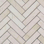 1x4 Crema Marfil Marble Polished Herringbone Mosaic Tile 1x4 Crema Marfil Marble Polished Herringbone Mosaic Tile - American Tile Depot