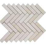 1x4 Crema Marfil Marble Polished Herringbone Mosaic Tile 1x4 Crema Marfil Marble Polished Herringbone Mosaic Tile - American Tile Depot